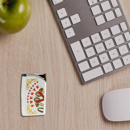 OpusX Society J30 White Series Torch Flame Single Jet Cigar Lighter - Flatlay