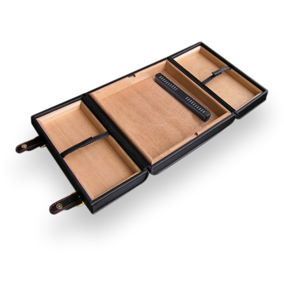 Prestige Augustus 20-Cigar Desktop Humidor  - Interior
