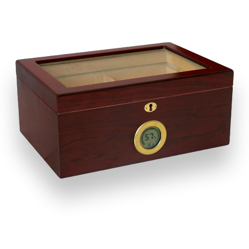 Prestige Berkeley Digital 100-Cigar Desktop Humidor  - Exterior Front
