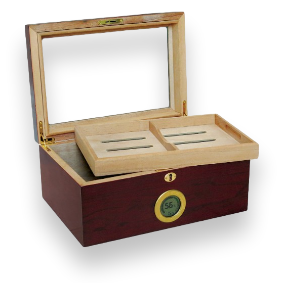 Prestige Berkeley Digital 100-Cigar Desktop Humidor  - Interior Front
