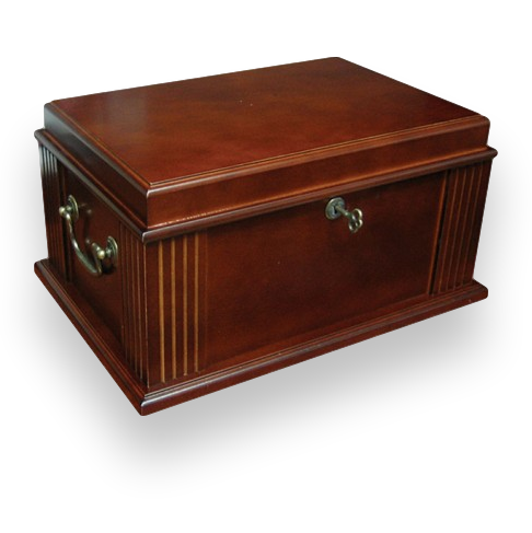 Prestige Caesar 50-Cigar Desktop Humidor  - Exterior Front