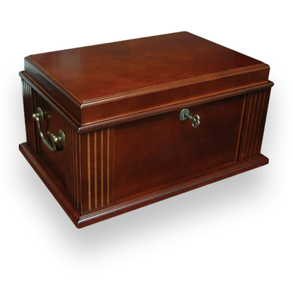 Prestige Caesar 50-Cigar Desktop Humidor  - Exterior Front