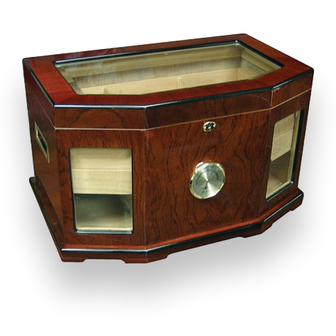 Prestige Chancellor 300-Cigar Desktop Humidor  - Exterior Front