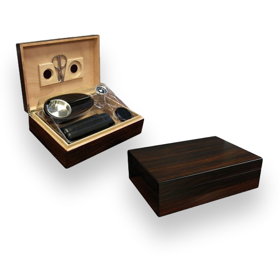 Prestige Davenport 50-Cigar Gift Set  - Exterior Interior Front