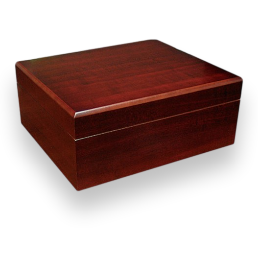 Prestige Diplomat 25-50 Cigar Desktop Humidor  - Exterior Front