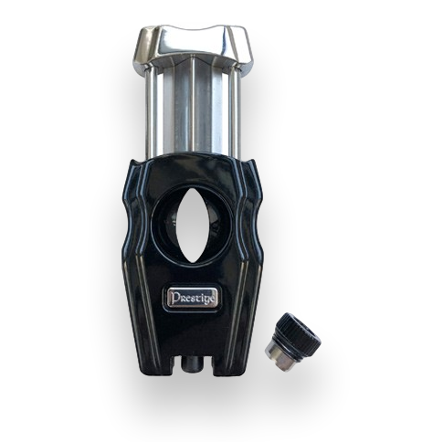 Prestige Gladiator 2-in-1 V-Cut and Punch Combination Cutter - Jet Black Gloss - Interior Front