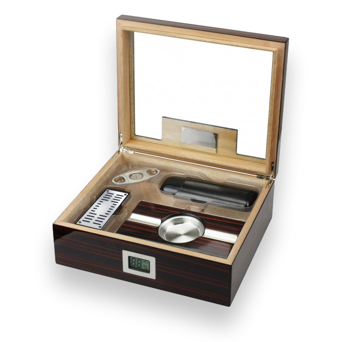 Prestige Kensington 75-Cigar Gift Set  - Interior Front