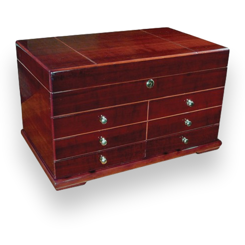 Prestige Landmark 300-Cigar Desktop Humidor  - Exterior Front