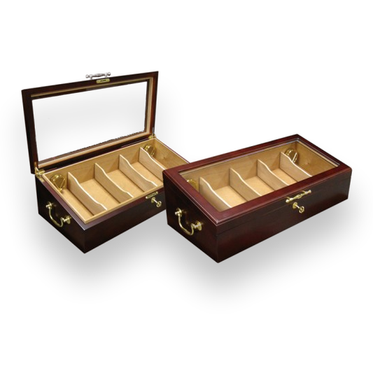 Prestige Modena 125-Cigar Desktop Humidor  - Exterior Interior