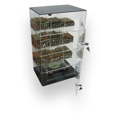 Prestige Roosevelt 250-Cigar Acrylic Humidor  - Interior