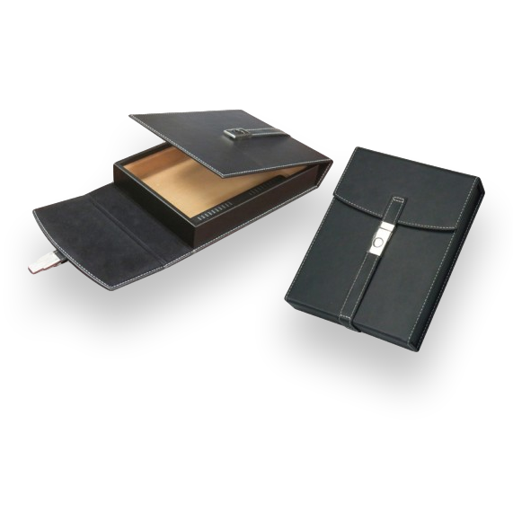 Prestige The Florence 10-Cigar Desktop Humidor  -  Exterior Interior