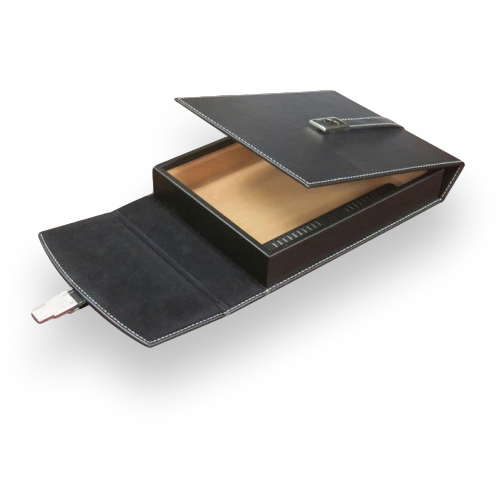 Prestige The Florence 10-Cigar Desktop Humidor  - Interior Front