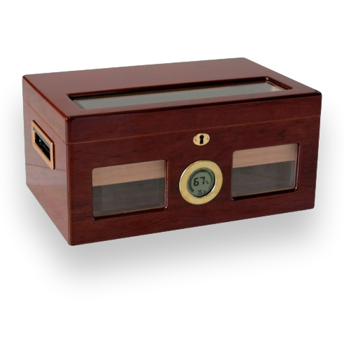 Prestige Valencia Digital 120-Cigar Desktop Humidor  - Exterior Front