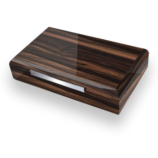 Prestige Vanderbilt 120-Cigar Desktop Humidor (PG-HUM-VBLT-120-EB) Exterior 1