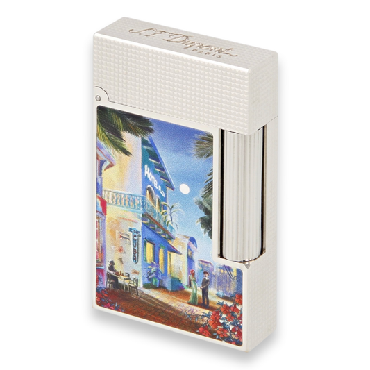 S.T. Dupont Ligne 2 Cigar Lighter - Cling Animation Series - Cuba - Exterior Side