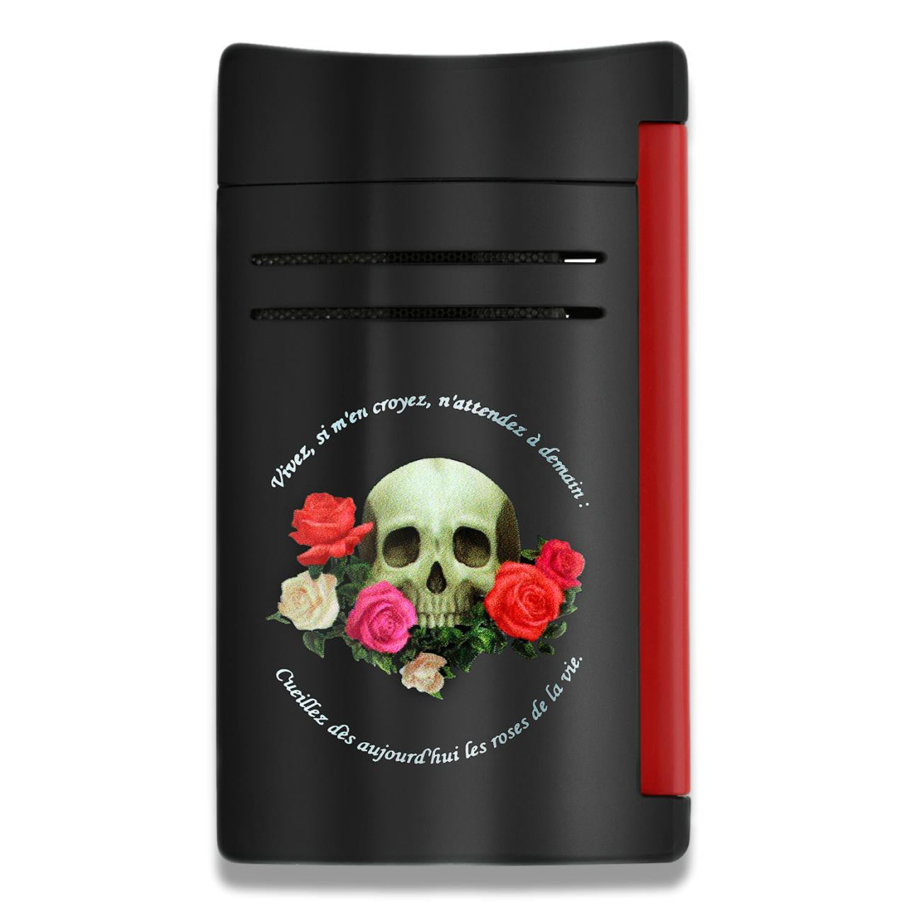 S.T. Dupont Memento Mori Maxijet Torch Flame Single Jet Cigar Lighter  - Front