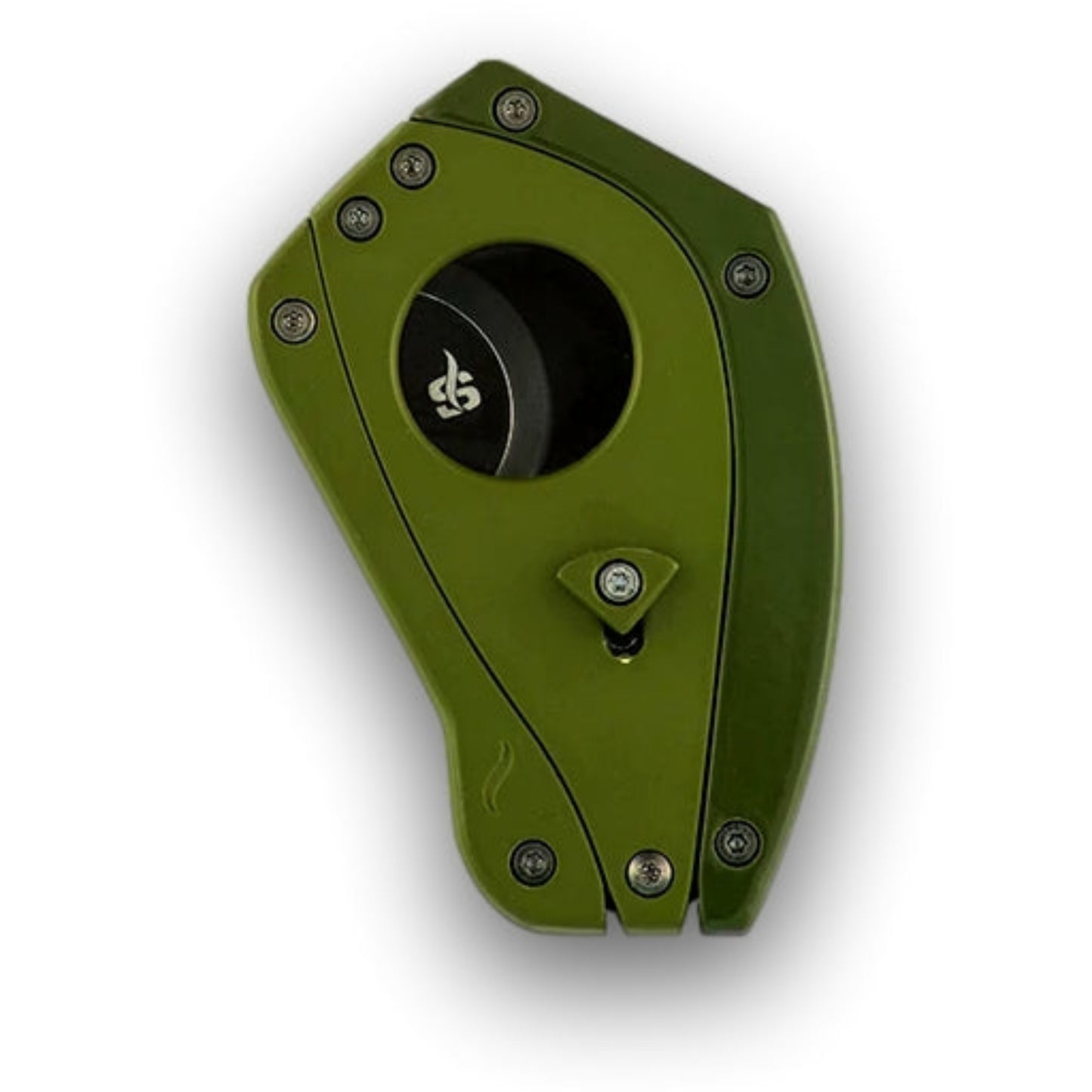 SMKN Ergo Cut Double Blade Cigar Cutter - Main Image Olive Green