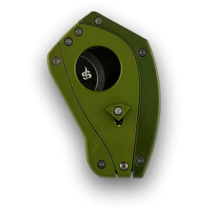 SMKN Ergo Cut Double Blade Cigar Cutter - Main Image Olive Green