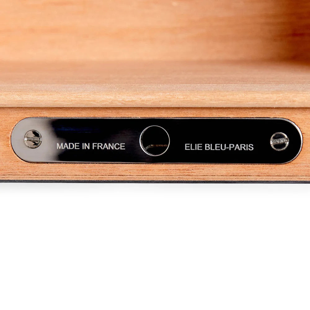 Elie Bleu Stars and Stripes Stars and Stripes Flag 110-Cigar Desktop Humidor - Plate Details