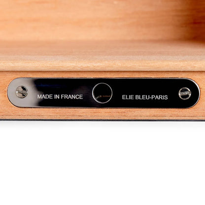 Elie Bleu Stars and Stripes Stars and Stripes Flag 110-Cigar Desktop Humidor - Plate Details