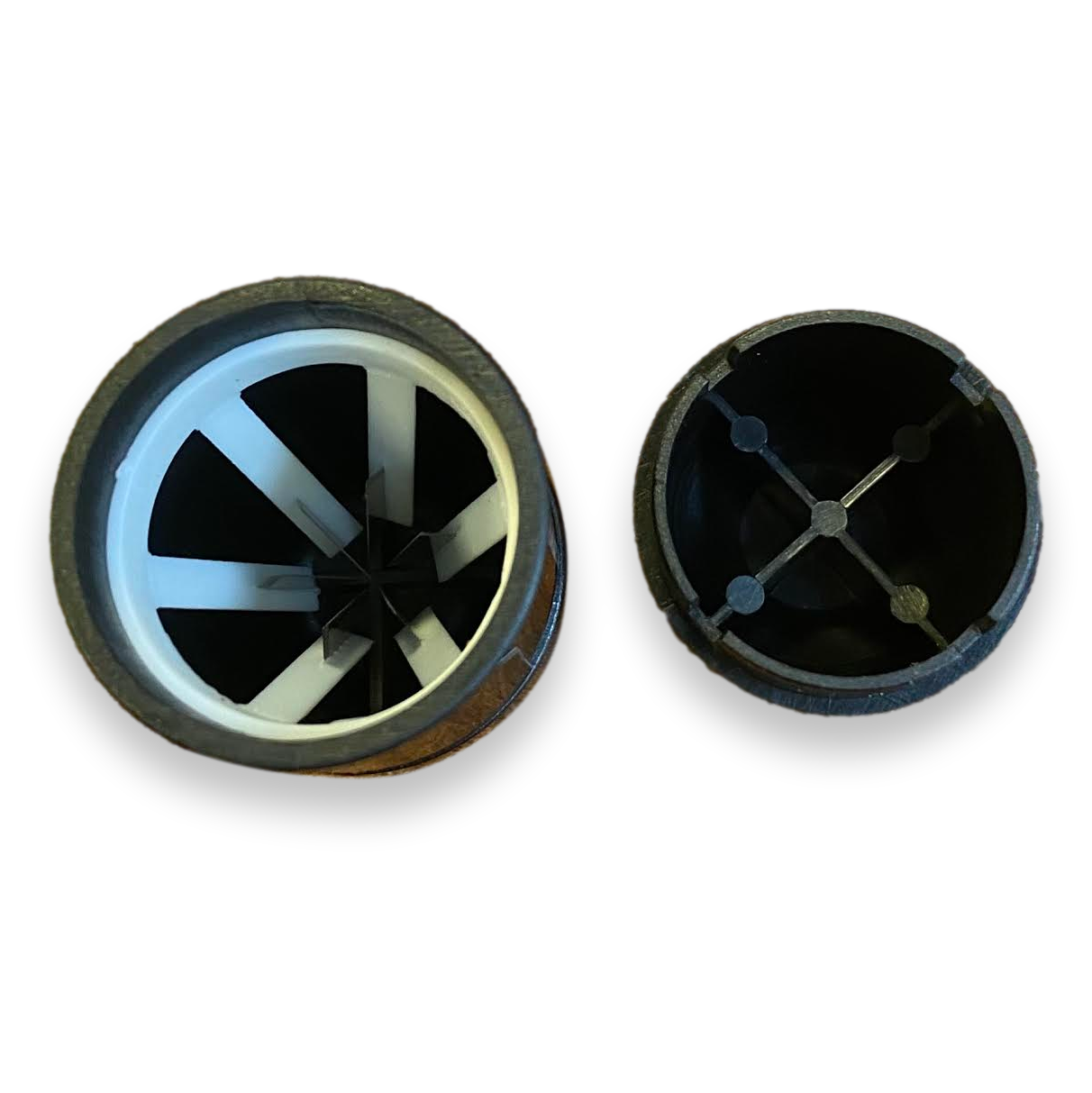 Shuriken Composite Cigar Cutter - Black - Interior Front