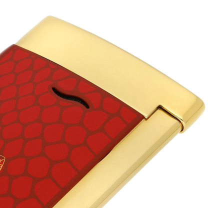 S.T. Dupont Year of the Snake Slim 7 Torch Flame Cigar Lighters - Red - Details