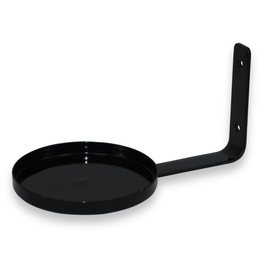 Stinky Cigar Black Metal 4-Cigar Ashtray Wall Mount  - Exterior Front