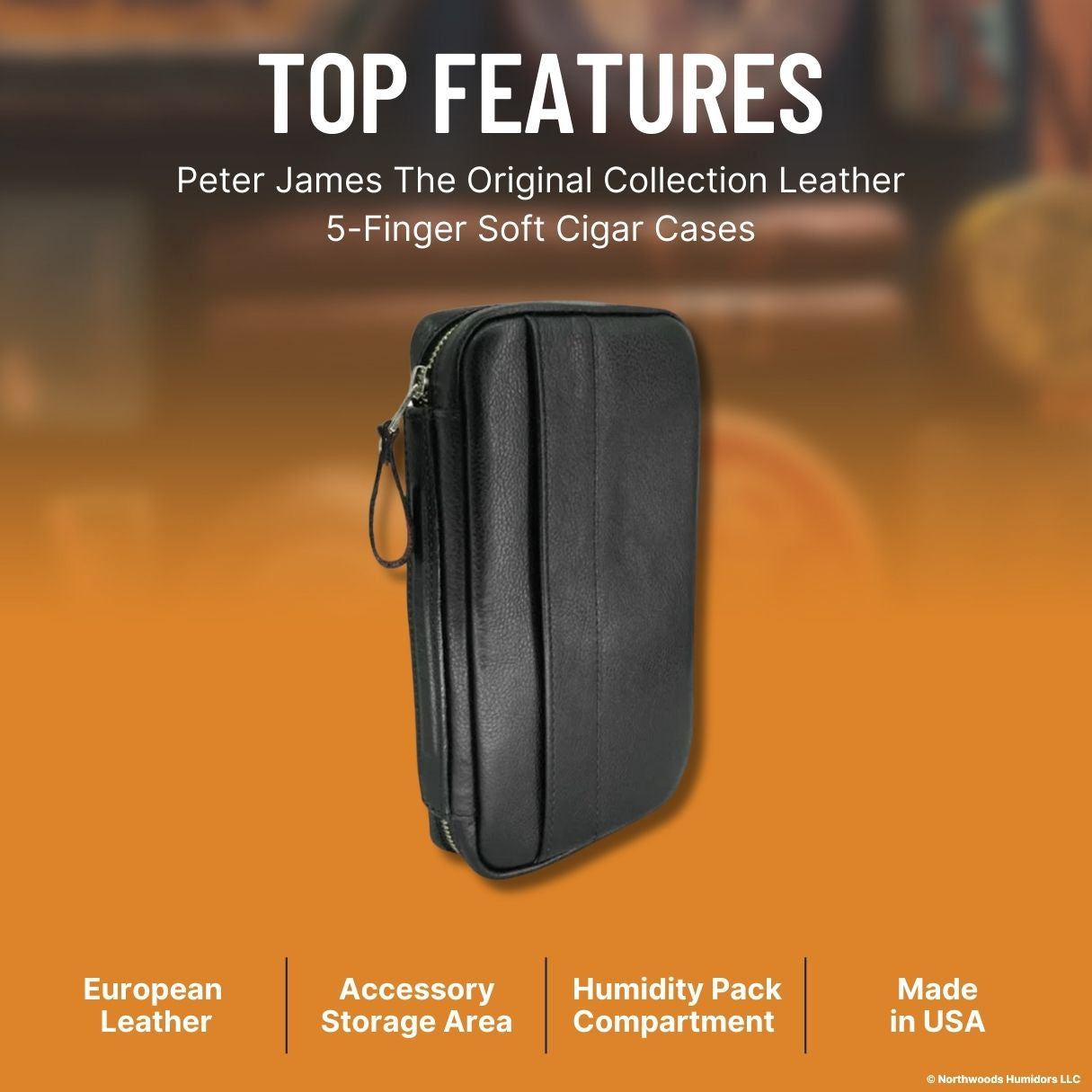 Peter James The Original Collection Leather 5-Finger Soft Peter James The Original Collection Leather 5-Finger Soft
