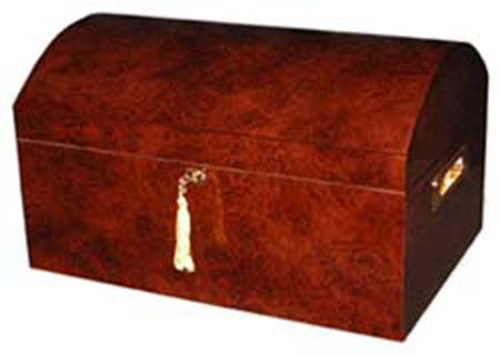 The Treasure Dome Desktop Humidor - 200-250 Cigars