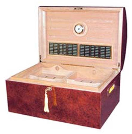 The Treasure Dome Desktop Humidor - 200-250 Cigars