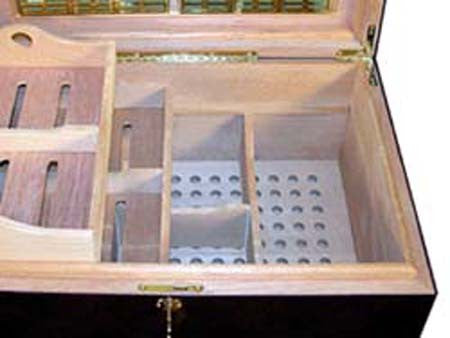 The Treasure Dome Desktop Humidor - 200-250 Cigars