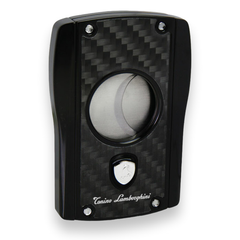 Tonino Lamborghini Aldebaran Carbon Fiber Guillotine Double-Blade Cigar Cutters