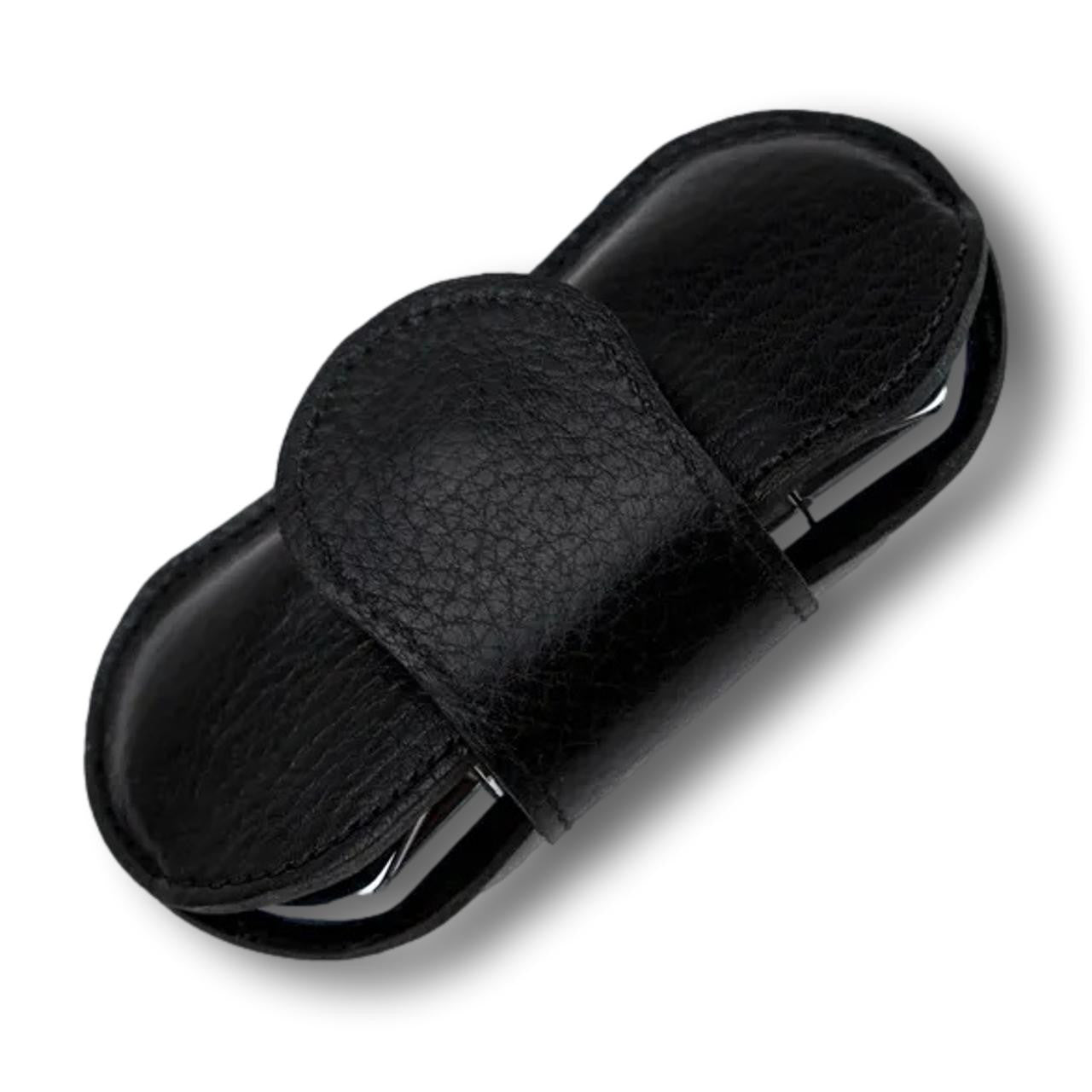 Brizard & Co V Cutter Crocodile Black V-Cut Cigar Cutter - Cover