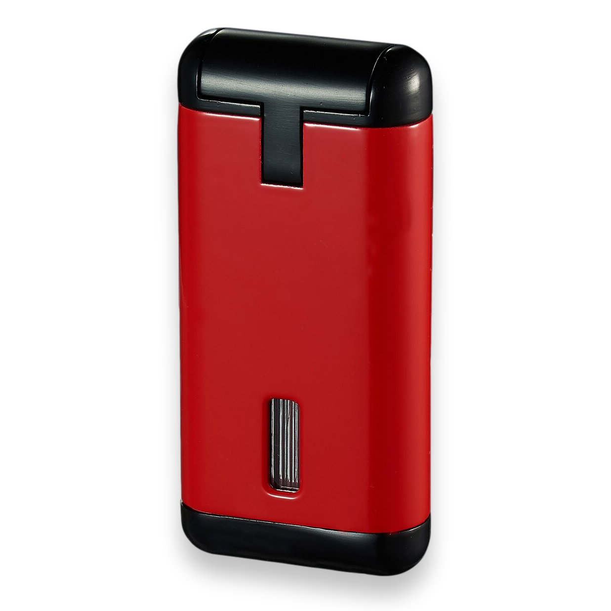Visol Antero Torch Flame Triple Jet Cigar Lighter - Red - Exterior Back