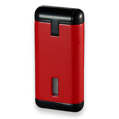 Visol Antero Torch Flame Triple Jet Cigar Lighter - Red - Exterior Back