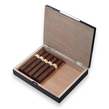Visol Barclay Black Matte 10-Cigar Travel Humidor  - Interior
