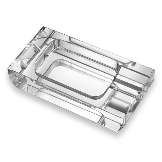 Visol Dalis Crystal 1-Cigar Ashtray  - Exterior Front