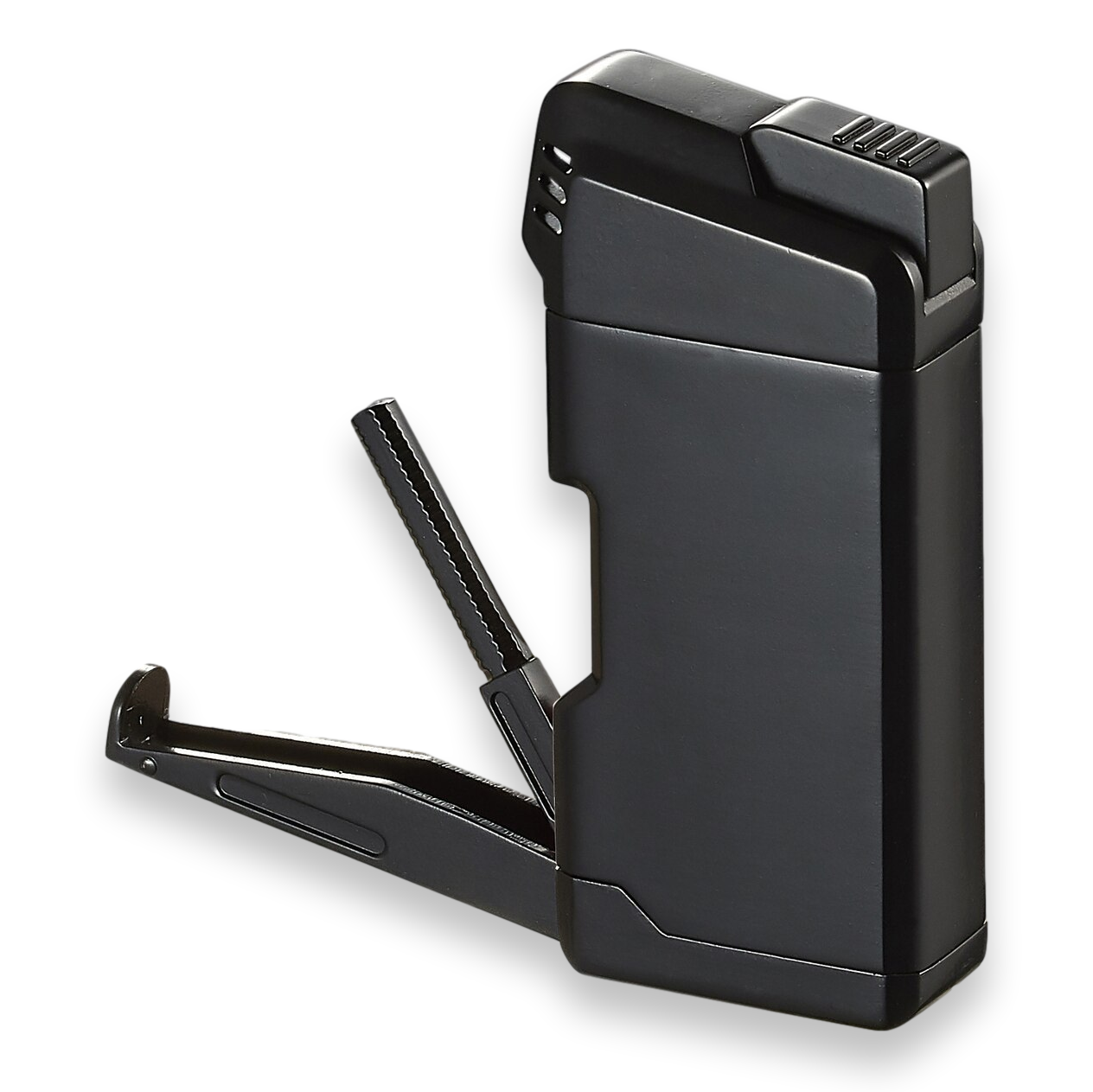 Visol Epirus Soft Flame Cigar Pipe Lighter - Black - Exterior Front Accessories