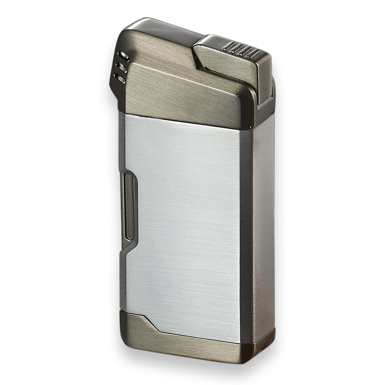 Visol Epirus Soft Flame Cigar Pipe Lighter - Silver - Exterior Front