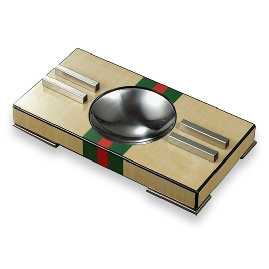 Visol Franic Metal 2-Cigar Ashtray  - Exterior Front