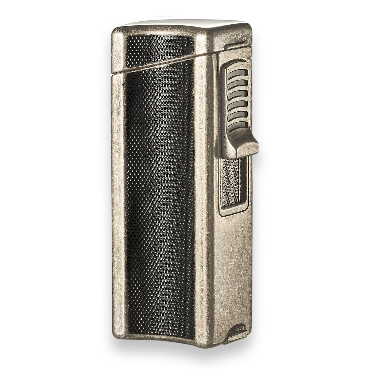 Visol Ridge Torch Flame Single Jet Cigar Lighter - Antique - Exterior Front