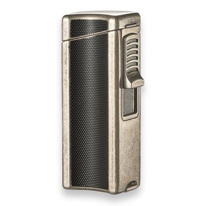 Visol Ridge Torch Flame Single Jet Cigar Lighter - Antique - Exterior Front