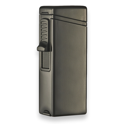 Visol Ridge Torch Flame Single Jet Cigar Lighter - Black - Exterior Back