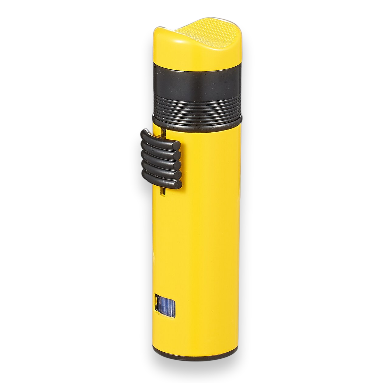Visol Saddle Torch Flame Triple Jet Cigar Lighter - Yellow - Exterior Front
