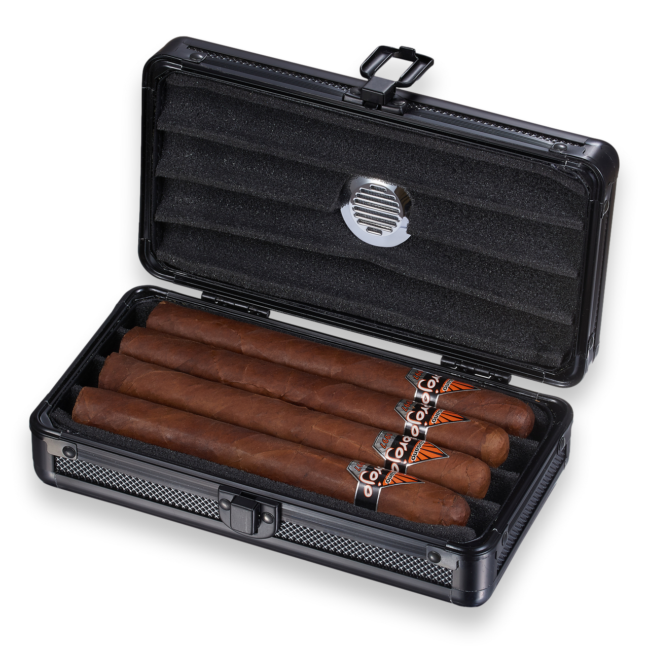 Visol Setke Plastic 4-Finger Cigar Case  - Interior Front