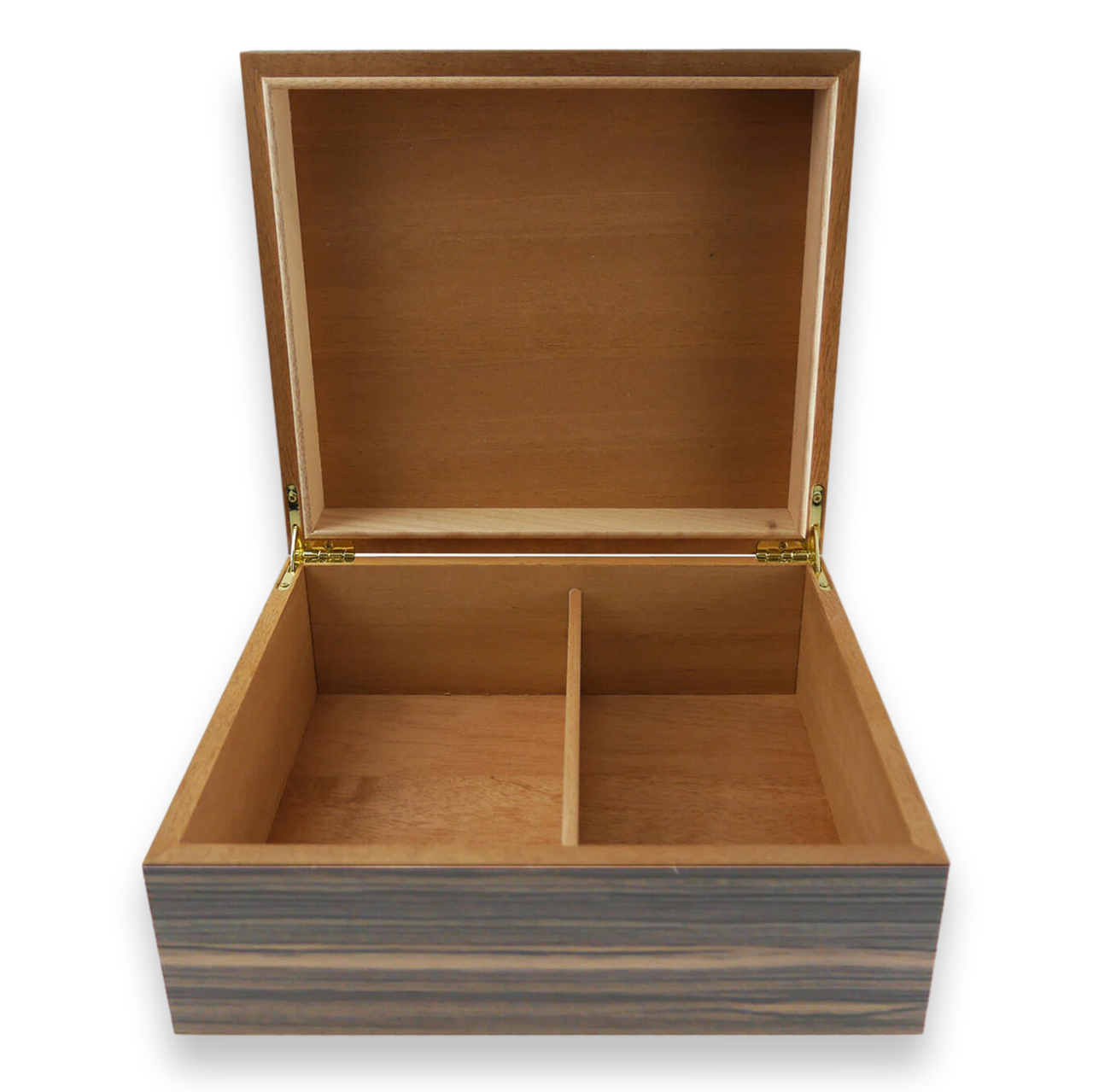 Visol Vernazza Zebrawood PVS Veneer 25-Cigar Desktop Humidor
