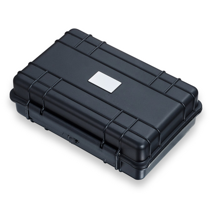 Visol Wendell Hard Plastic 5-Cigar Travel Humidor  - Exterior Front
