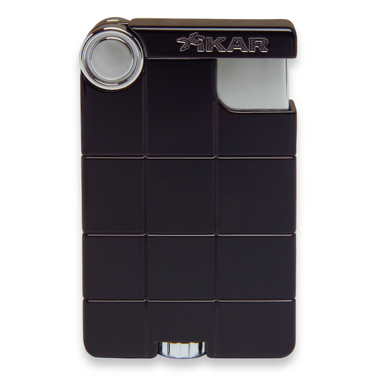 Xikar EX Soft Flame Cigar Lighter - Black - Exterior Front