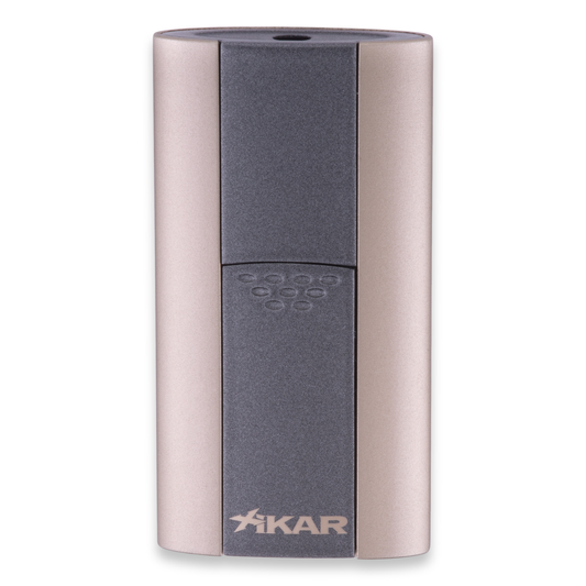 Xikar Flash Torch Flame Single Jet Cigar Lighter - Sandstone Tan - Exterior Front
