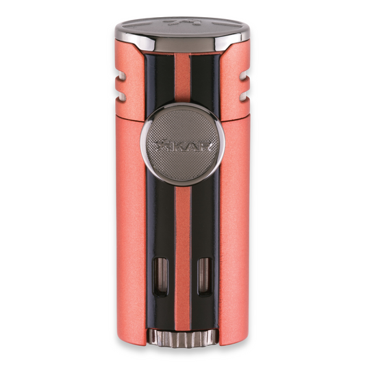 Xikar HP4 Torch Flame Quad Jet Cigar Lighter - Orange - Exterior Front